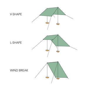 Beach Tent  -  Outdoor Umbrellas & Sunshades  by  Basil Bangs