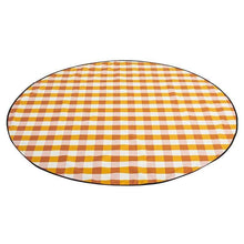 Charger l&#39;image dans la galerie, Love Rugs gingham butterscotch  -  Picnic Blankets  by  Basil Bangs
