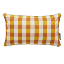 Charger l&#39;image dans la galerie, Outdoor Cushion - 50x30cm gingham butterscoth  -  Throw Pillows  by  Basil Bangs
