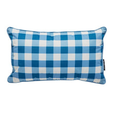 Charger l&#39;image dans la galerie, Outdoor Cushion - 50x30cm gingham mineral  -  Throw Pillows  by  Basil Bangs
