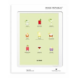 Le Duo Cocktails  -  Posters, Prints, & Visual Artwork  by  Image Republic