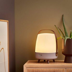 Make any space cozy with Kooduu Lite-up Play LED lamp. This multifunctional device has a wireless Bluetooth speaker and LED lamp, perfect for emitting warm ambient lighting while listening to your favorite music.