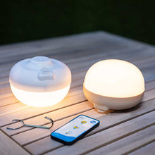 Load image into Gallery viewer, Newgarden&#39;s Cherry bulb offers convenient lighting; powered by the sun, requires no installation, and can easily be controlled with a remote.
