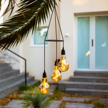 Load image into Gallery viewer, Enjoy timeless elegance with Chiara by Newgarden, a wireless pendant lamp that offers solar-powered lighting and vintage aesthetics.
