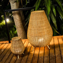 Load image into Gallery viewer, Experience the natural charm of Saona, a handcrafted decorative lamp by Newgarden for indoors and outdoors.
