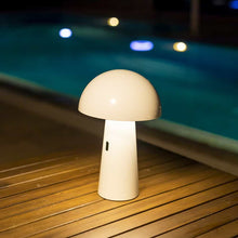 Load image into Gallery viewer, Illuminate your space with Shitake by Newgarden: a versatile, wireless table lamp with 20hr battery life.
