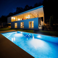 Load image into Gallery viewer, Papaya 12 BATTERY: not just a pool light, but a versatile, waterproof, and colorful lighting solution for any pool or garden area.
