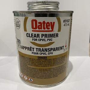 Apprêt transparent Oatey pour PVC