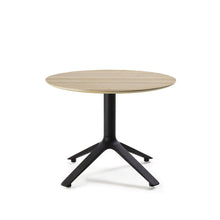 Load image into Gallery viewer, EEX - Side table w/ wooden top black / natural / round  -  End Tables  by  TOOU
