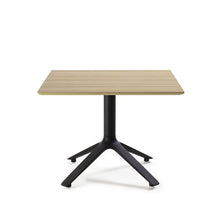 Load image into Gallery viewer, EEX - Side table w/ wooden top black / natural / square  -  End Tables  by  TOOU
