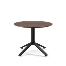 Load image into Gallery viewer, EEX - Side table w/ wooden top black / walnut / round  -  End Tables  by  TOOU
