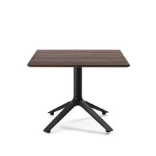 Load image into Gallery viewer, EEX - Side table w/ wooden top black / walnut / square  -  End Tables  by  TOOU
