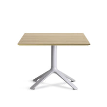 Load image into Gallery viewer, EEX - Side table w/ wooden top cool grey / natural / square  -  End Tables  by  TOOU
