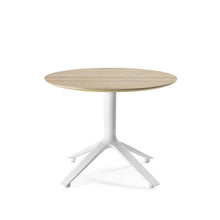 Load image into Gallery viewer, EEX - Side table w/ wooden top white / natural / round  -  End Tables  by  TOOU
