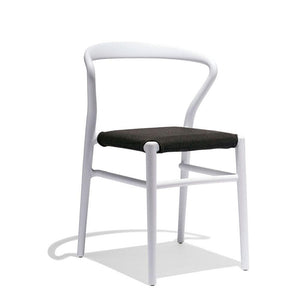 JOI TwentyFour - Chair anthracite / white  -  Kitchen & Dining Room Chairs  by  TOOU