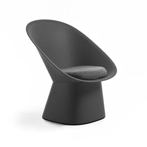 Sensu anthracite / cushion  -  Outdoor Chairs  by  TOOU