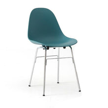 Load image into Gallery viewer, TA - Chair chrome / ocean blue  -  Chairs  by  TOOU
