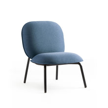 Load image into Gallery viewer, Tasca - Lounge chair &amp; Ottoman, Standard fabric lounge chair / blue  -  Chairs  by  TOOU

