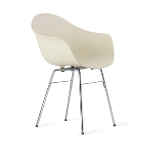 TOOU TA - Captain chair cream / chrome  -  Chairs  by  TOOU