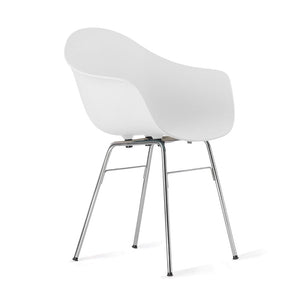 TOOU TA - Captain chair white / chrome  -  Chairs  by  TOOU